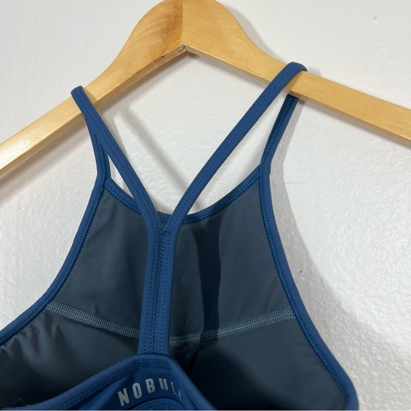 Nobull Blue Halter Sports Bra - Picture 5 of 9